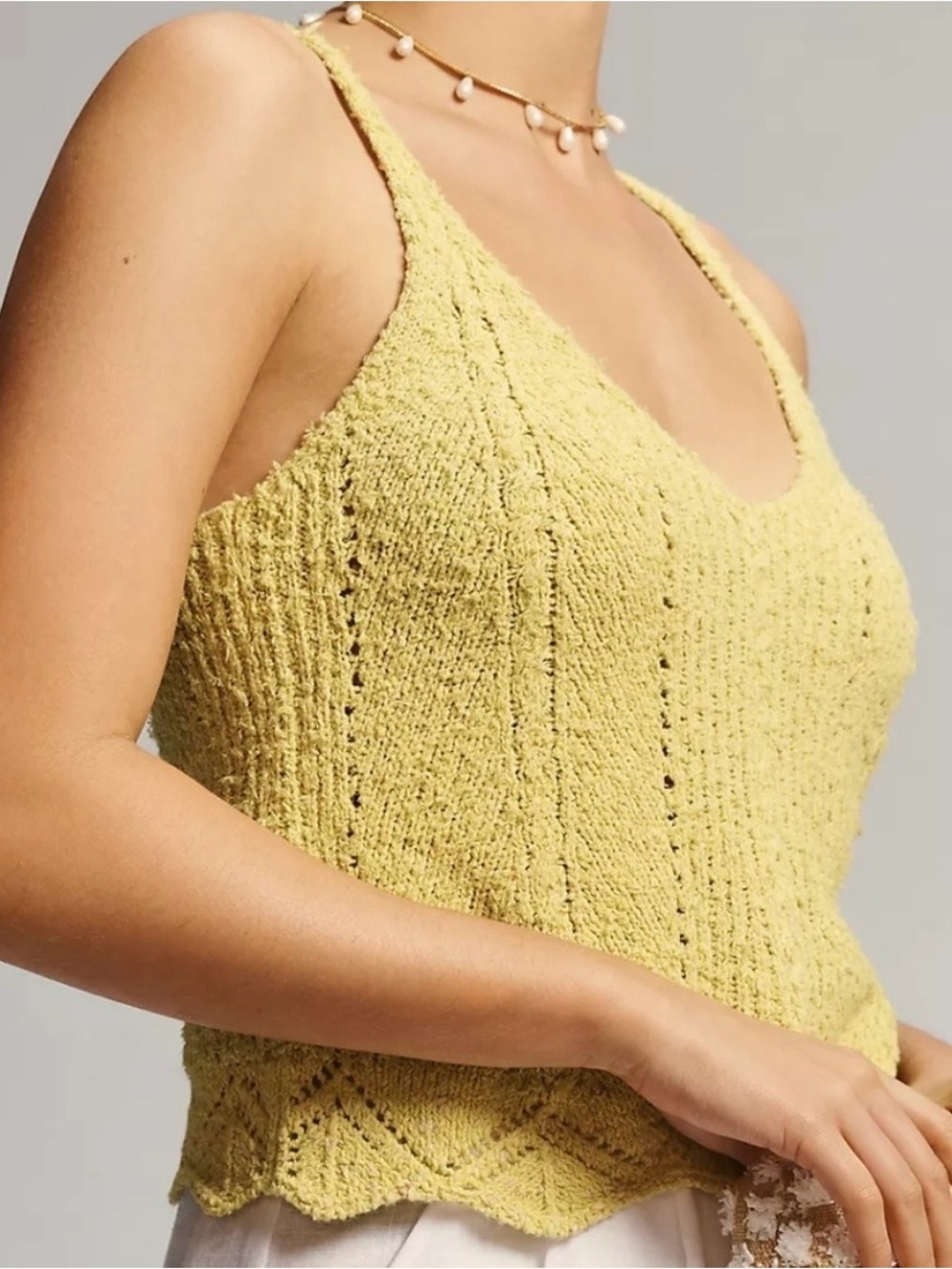 By Anthropologie Sweater Tank Size Medium